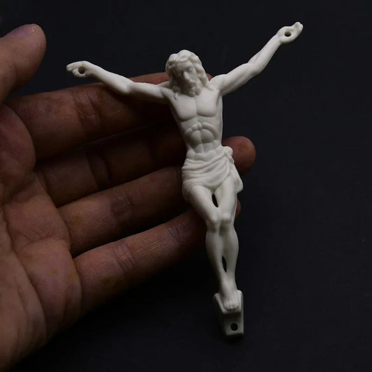 ABS Jesus Crucifix – Wall Decoration & Religious Pendant for Prayer and DIY