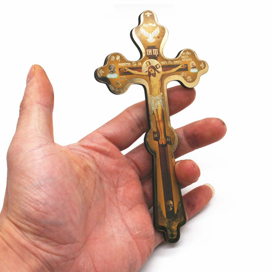 Orthodox Cross Wall Decor – Jesus Christ Church & Home Religious Decoration